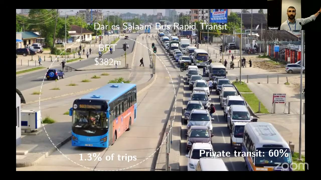 Public transit is dwarfed by private