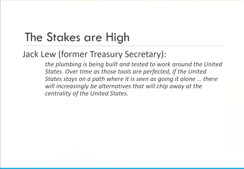 Jack Lew quote slide